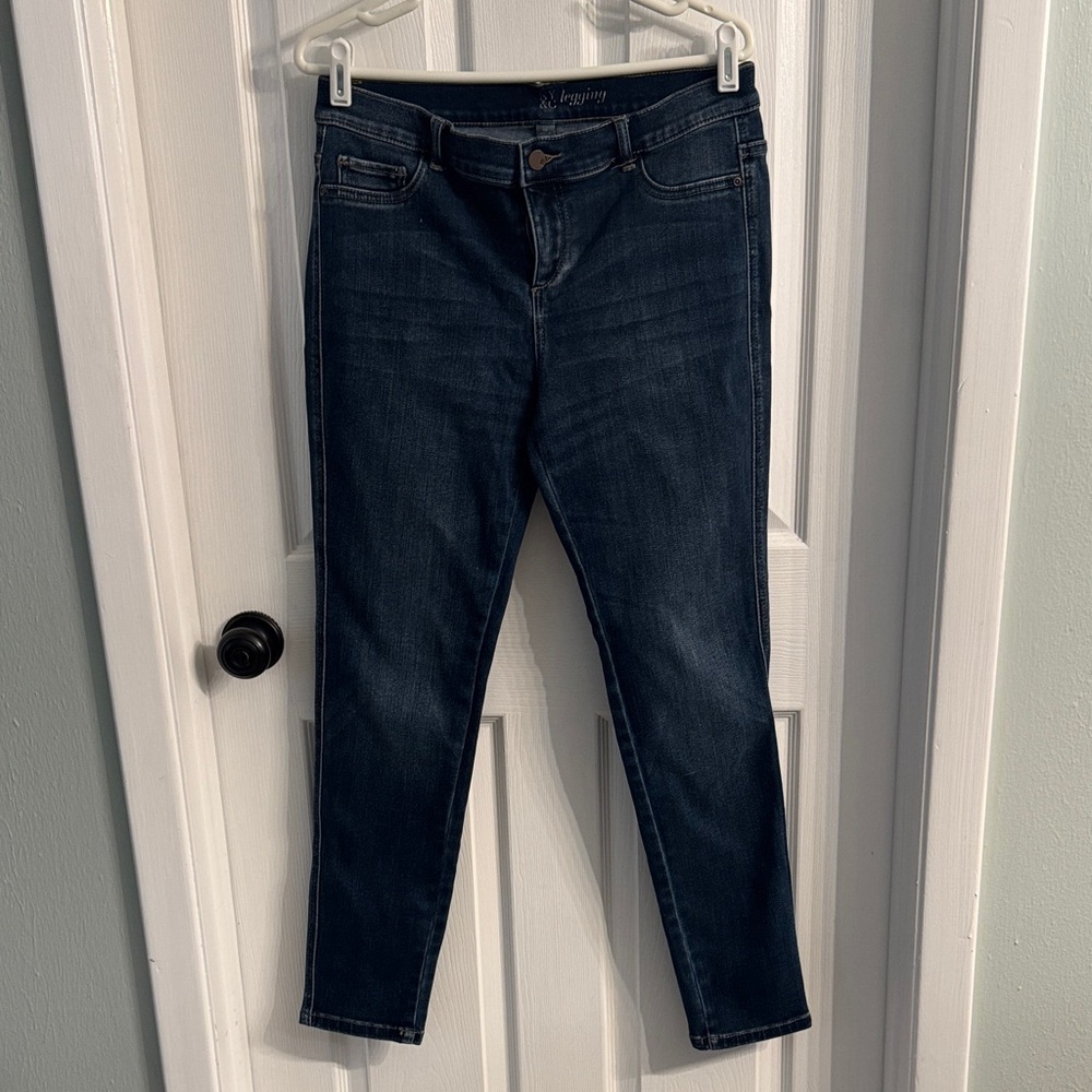 New York & Company Deep Blue Jeggings
